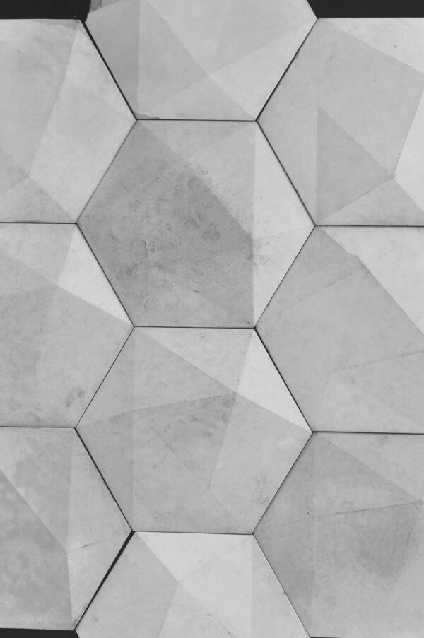 3D hexagon wall tile